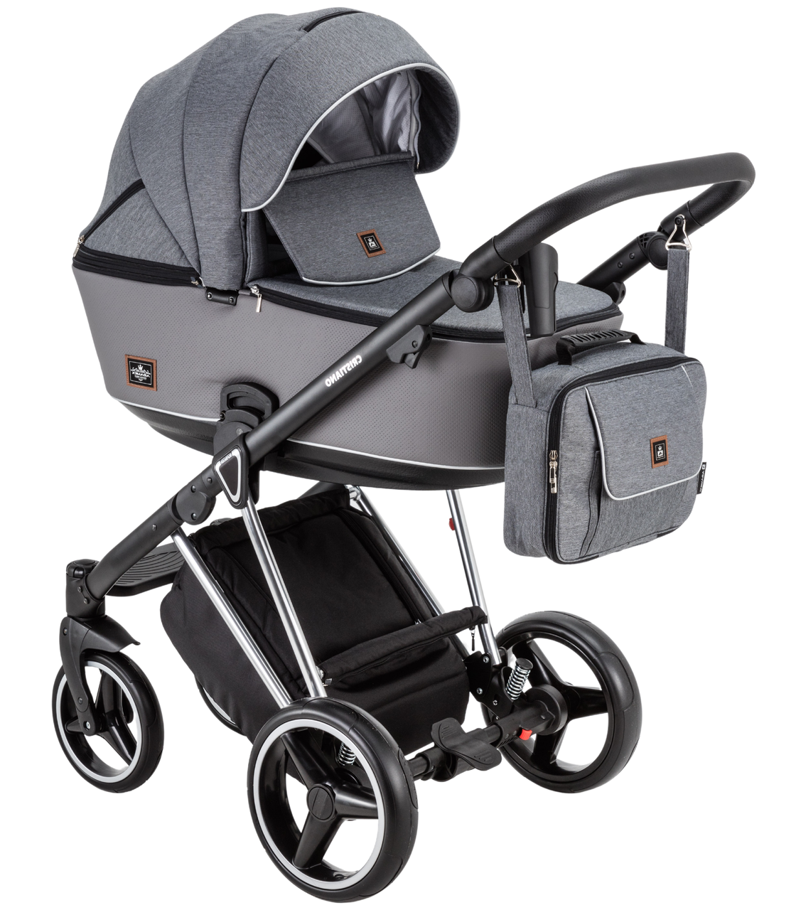 Дитяча коляска 2 в 1 Adamex Cristiano Special Edition CR-433, фото 1