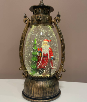 Новорічний музичний ліхтар 24 см