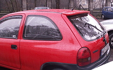 Вітровики Opel Corsa B 3d 1994-2000 VL Tuning