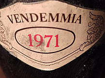 Вино 1971 року Nebbiolo Італія, фото 2