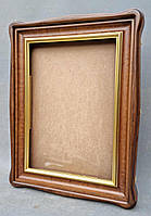 Кіот для ікони фігурний з внутрішньою дерев'яною рамою і штапиком під золото, фото 7