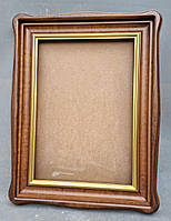 Кіот для ікони фігурний з внутрішньою дерев'яною рамою і штапиком під золото, фото 5