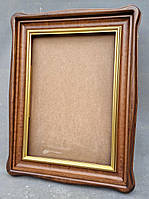 Кіот для ікони фігурний з внутрішньою дерев'яною рамою і штапиком під золото, фото 8