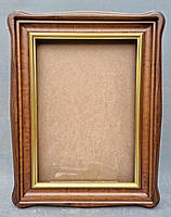Кіот для ікони фігурний з внутрішньою дерев'яною рамою і штапиком під золото, фото 2