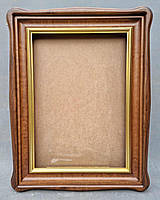 Кіот для ікони фігурний з внутрішньою дерев'яною рамою і штапиком під золото, фото 10