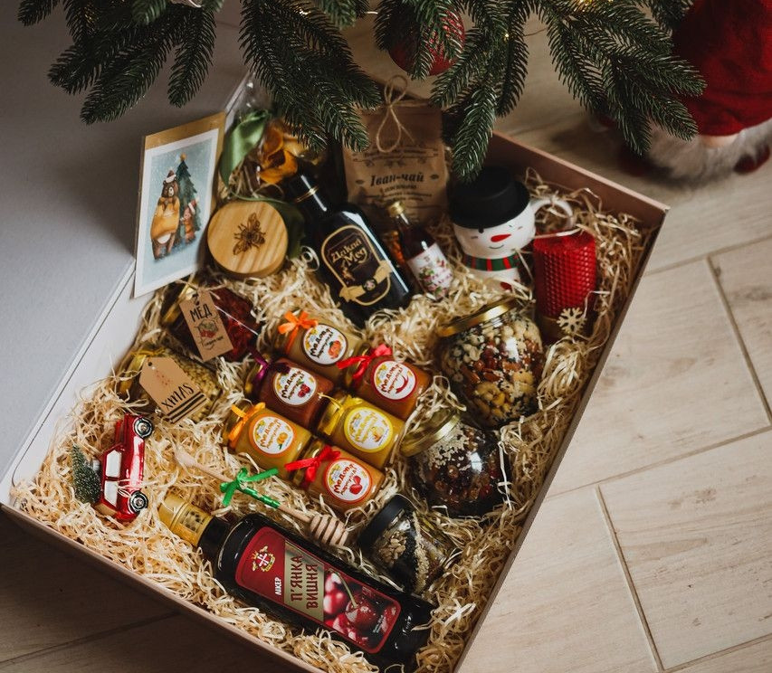❤️🎄 мега подарунковий набір медової смакоти, фото 1