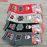 Шкарпетки жіночі середні зимові махрові р.36-40 новорічні асорті INALTUN 30033348, фото 6