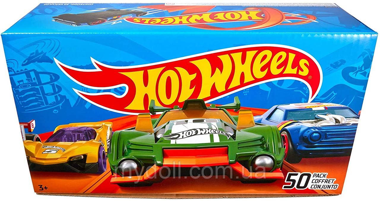 Hot Wheels Basic Car 50-Pack Хот Вілс Набір базових машинок 1:64 V6697 Mattel Оригінал