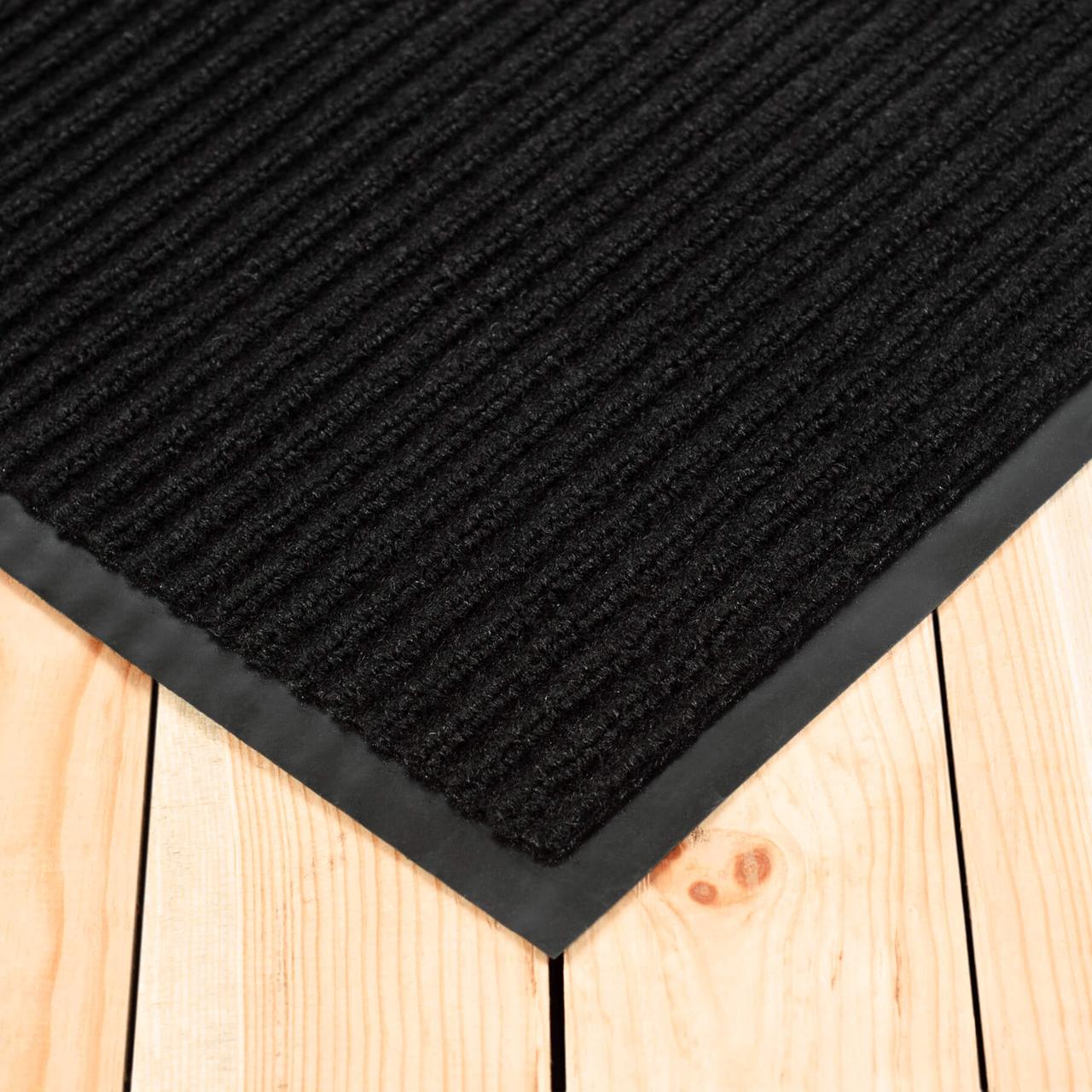 Брудозахисний килимок, 600х900мм, чорний СТОКГОЛЬМ