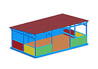 Навес для садиков 5х8 м Kidigo
