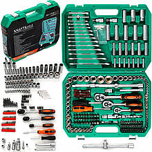 Набір інструментів, ключів Kraft & Dele KD307 (216 ел., із загартованої (CrV) сталі, Польща)