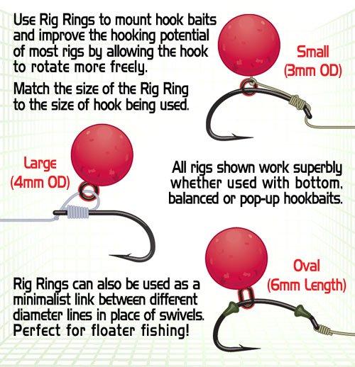 Колечка для гачків Gardner Rig Rings extra large 4.4mm, фото 1