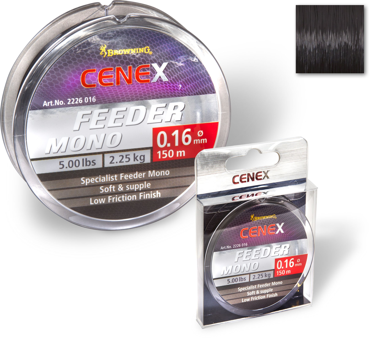 Волосінь Browning Cenex Feeder Mono, 0,24 мм, 150 м, 5,35 кг, 11,80lbs (2226024)