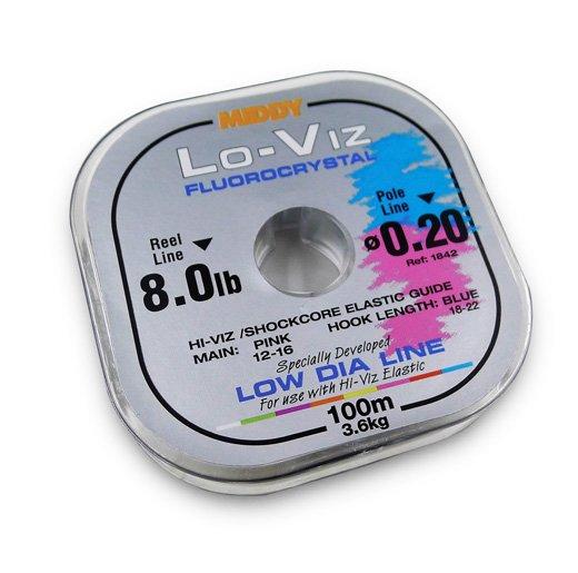Волосінь MIDDY Lo Viz Fluorocrystal, 0,22 мм, 4.5kg, 100м (1843)