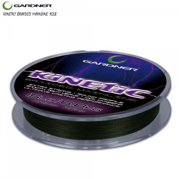 Шнур Gardner KINETIC BRAIDED MAINLINE, 15lb, 6,8кг, 0,23 мм, 250 м (XKIN15)