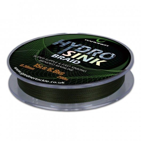 Шнур Gardner Hydro-Sink Braid, 22lb, 9,9кг, 0,35 мм, 200 м (XHS22)