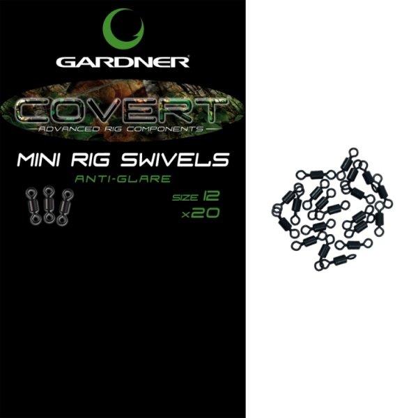 Вертлюжок Gardner Covert Mini Rig Swivel №12 ANTI GLARE (10шт)