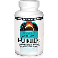 Аминокислота Source Naturals L-Citrulline 500 mg, 60 капсул