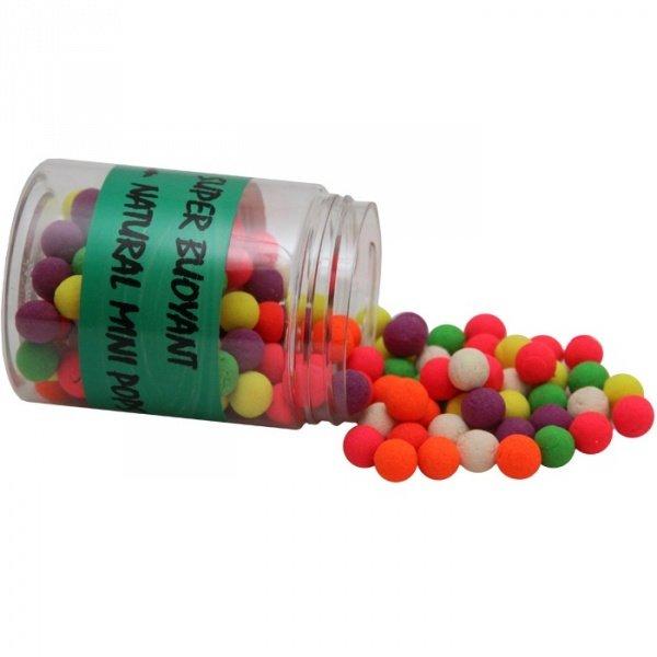 Плаваючі бойли Mistral Mini Fluoroescent Mixed Colours 6-8mm Pineapple 100ml, фото 1