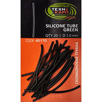 Силіконова трубка Technocarp зелена d=1.0mm, (20шт)