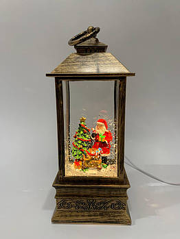 Новорічний Музичний Ліхтар з Дідом Морозом