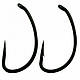 Гачок Gardner Covert Continental Dark Mugga hooks barbed #4 (20шт), фото 3