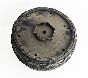Пластикове колесо для електромобіля G55 (260 мм*80 мм,вал 12 мм), фото 2