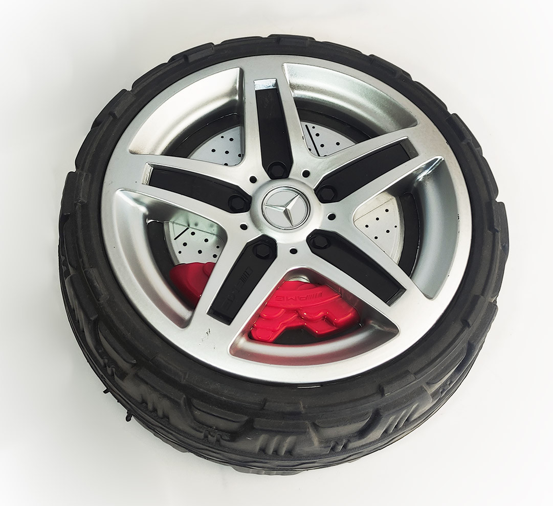 Пластикове колесо для електромобіля G55 (260 мм*80 мм,вал 12 мм)