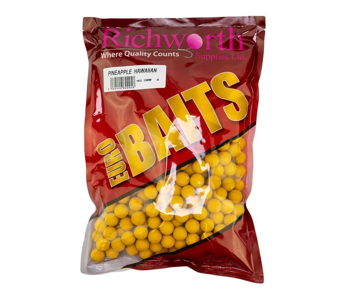 Бойл Richworth 25mm Pineapple Hawaiian Euro Boilies, 1kg, фото 1