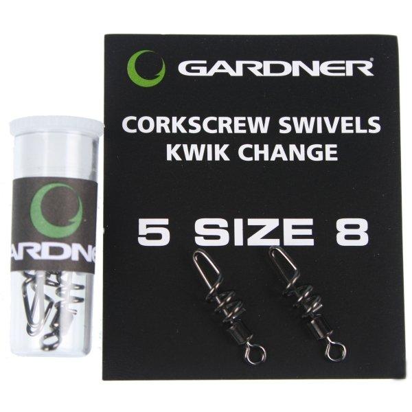 Вертлюжок з гвинтоподібної застібкою «Gardner» №8 (5шт)