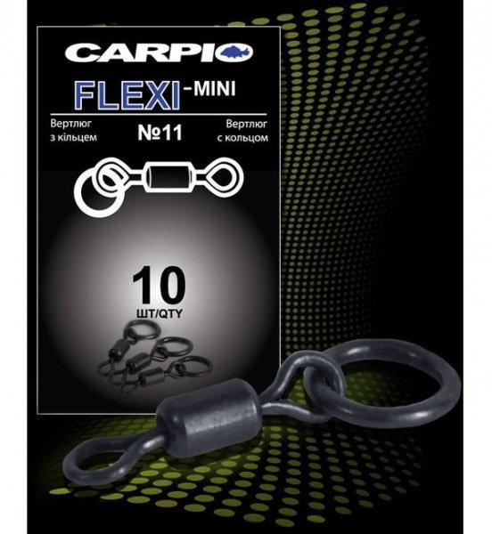 Вертлюг зменшений з кільцем Carpio FLEXI mini # 11, фото 1