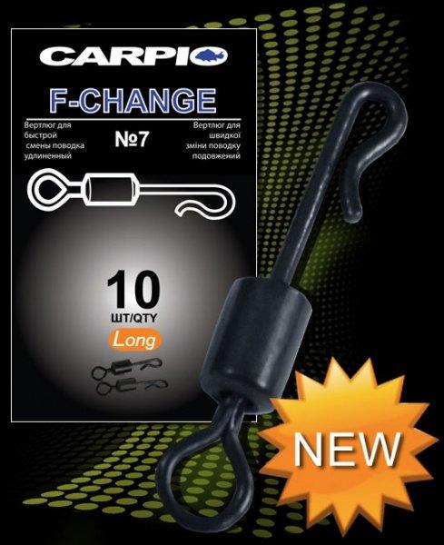 Вертлюг бистросьемнік Carpio F-CHANGE long, фото 1