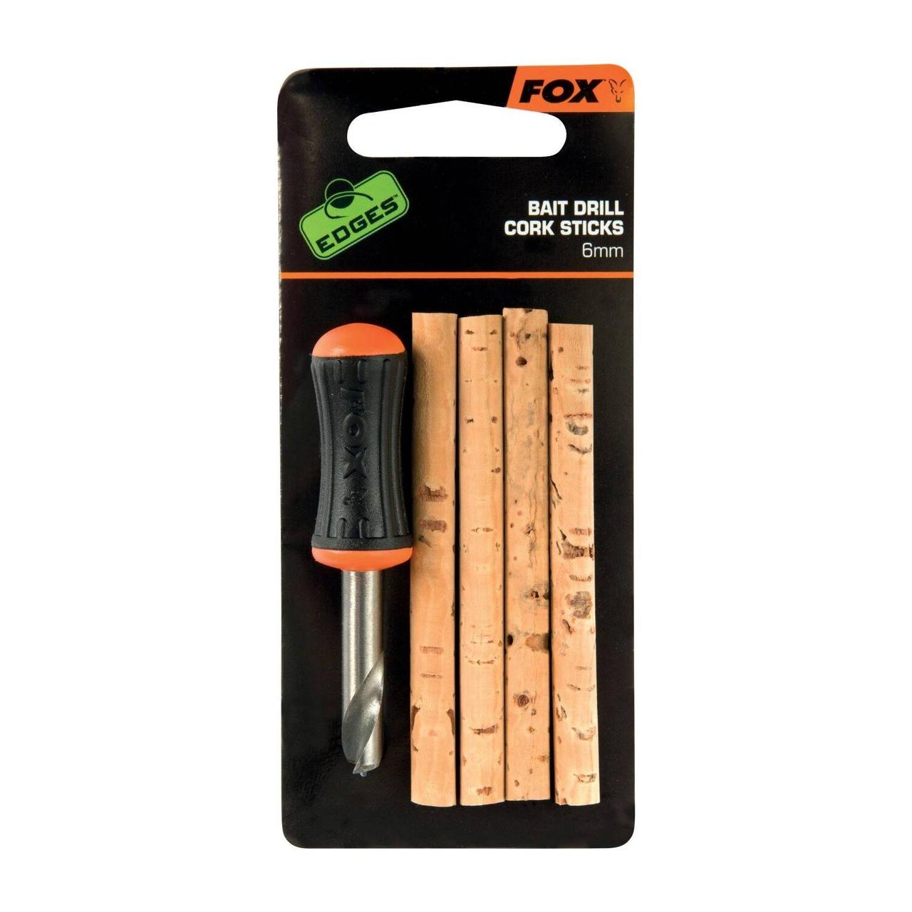 Свердло + Коркові вставки Fox Bait drill corc sticks, фото 1