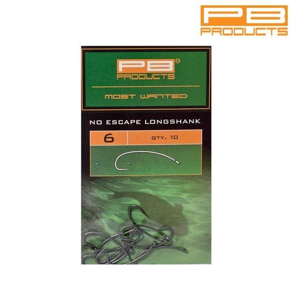 Гачок PB PRODUCTS NO ESCAPE LONGSHANK №4, 10 шт.