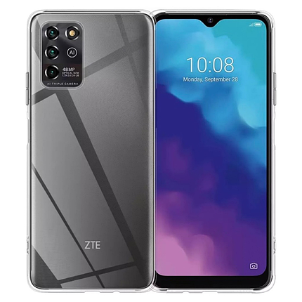 TPU чохол глянсовий для ZTE Blade V30 Vita (на зті блейд на30 віта) прозорий, фото 2