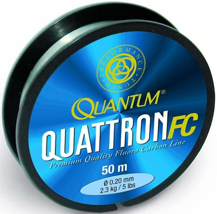 Волосінь-флюорокарбон Quantum Quattron LS, 0,20 мм, 50 м (2660020)