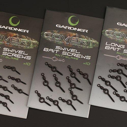 Шуруп з вертлюгом Gardner Covert Mini Swivel Bait Screws Anti Glare 10ps