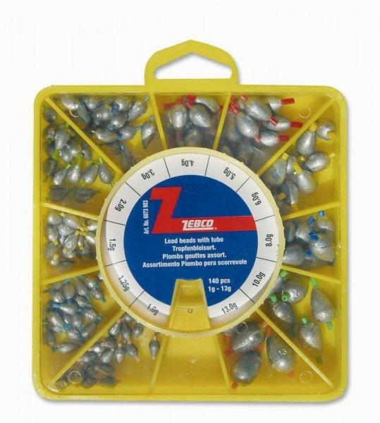 6073903 Набір грузків Lead beads with tube., 1.0-13g,, фото 1