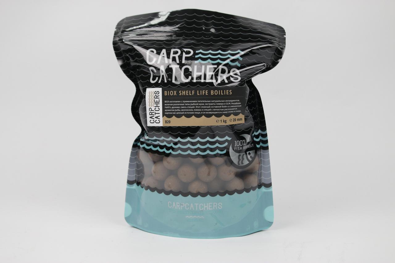 Бойли тонучі Carp Catchers BIOX Shelf Life Boilies 20mm 1kg, фото 1