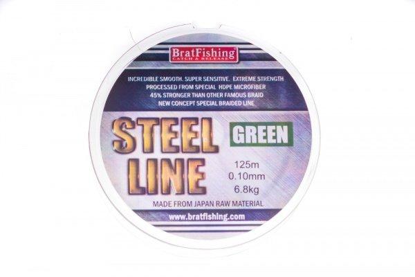 Шнур BratFishing Steel Line 0,10 мм 6.8kg 125м