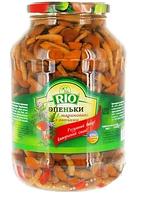 Опята маринованные с овощами RIO, 1330 г