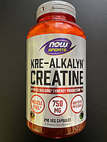 Креатин Кре Алкалін NOW Foods Kre-Alkalyn Creatine 240 caps