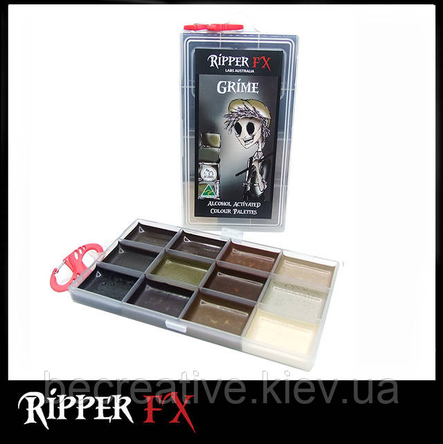 Спиртова палітра гриму Ripper FX Grime