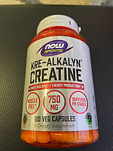 Креатин Кре Алкалин NOW Foods Kre-Alkalyn Creatine 120 caps