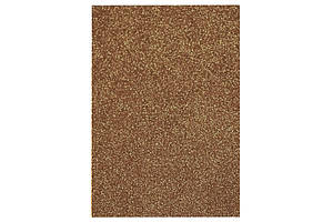 Фоаміран з глітером Флексика 2 мм 20*30 см Коричневий