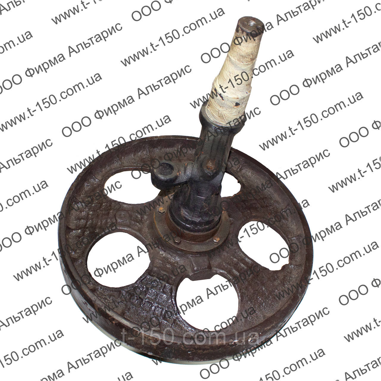 Направляюче колесо ДТ-75, в зборі з коленвісью, 85.32.011-2, фото 1