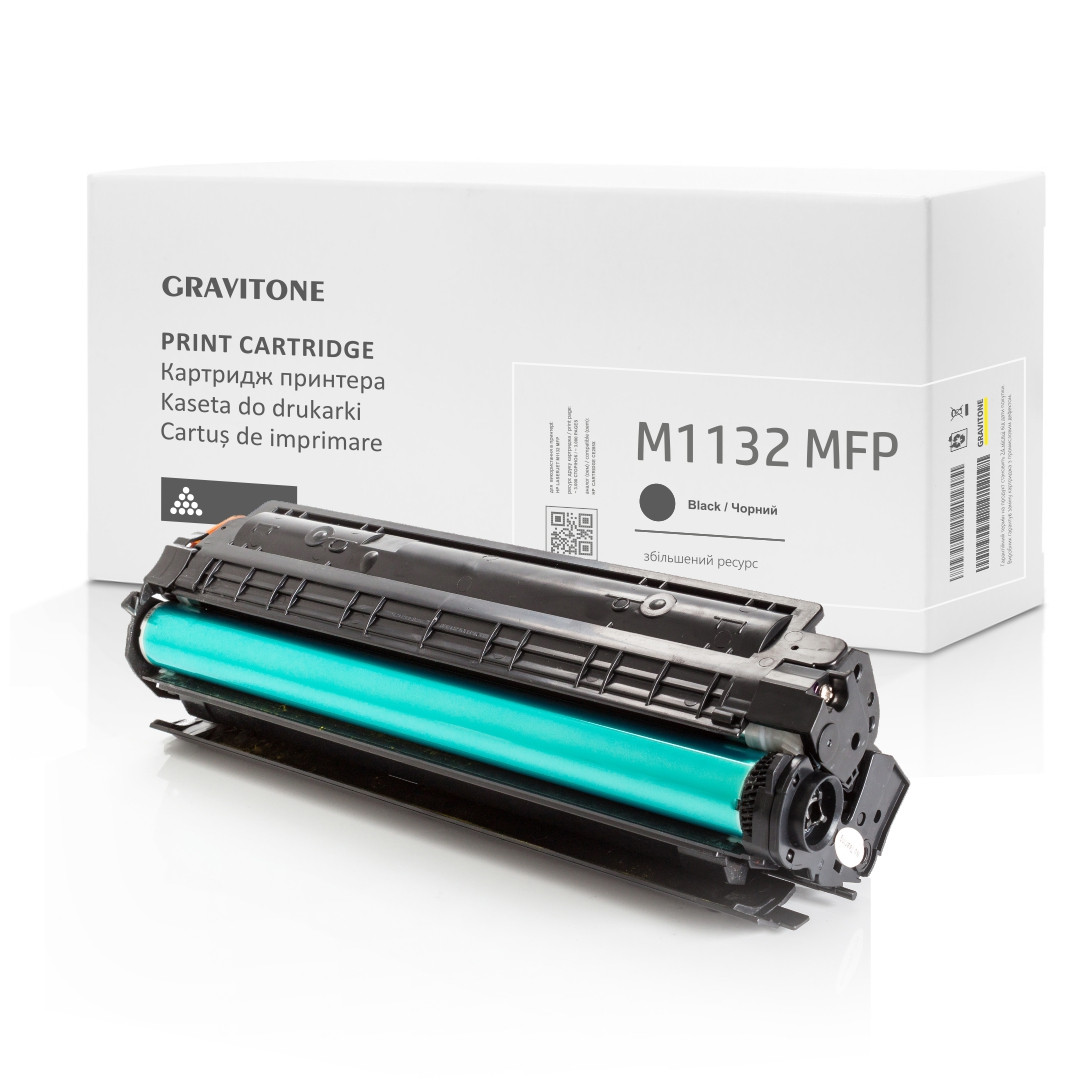 Картридж сумісний HP LaserJet M1132 MFP, підвищений ресурс, 3.000 стор., Gravitone (GTH-LJ-M1132-BK-XL)