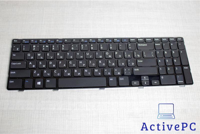 Клавіатура для ноутбука DELL (Inspiron: 15V, 15VR, 1316, 3521, 5521, Vostro: 2521) rus, black