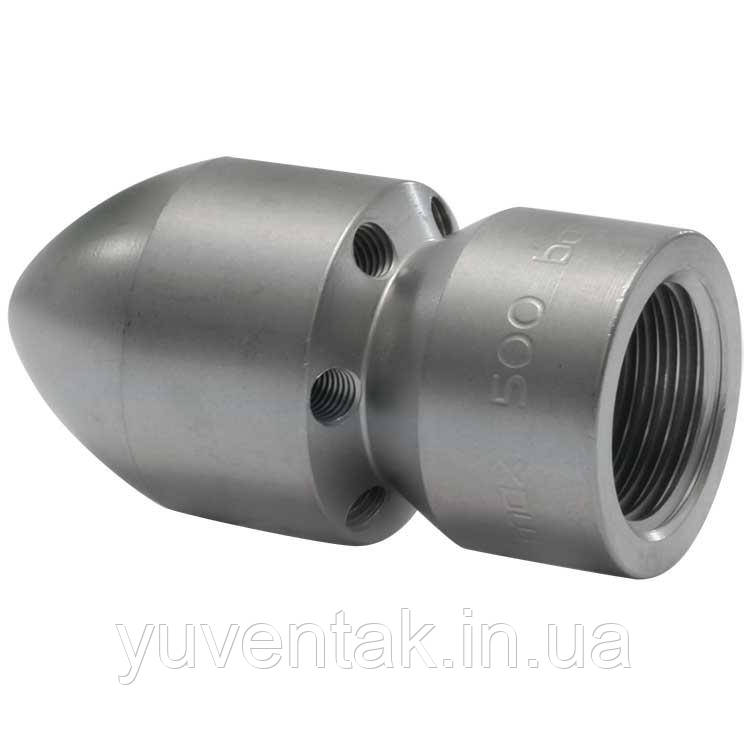 Форсунки "граната" ST-49 (30°) для чищення труб, 1/2IG, зовн. d-30мм. ззаду 6 відп., фото 1