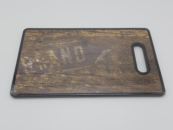 Дошка обробна з малюнком пластикова плита для нарізування овочів і продуктів 22 * 36 * 1 cm для кухні